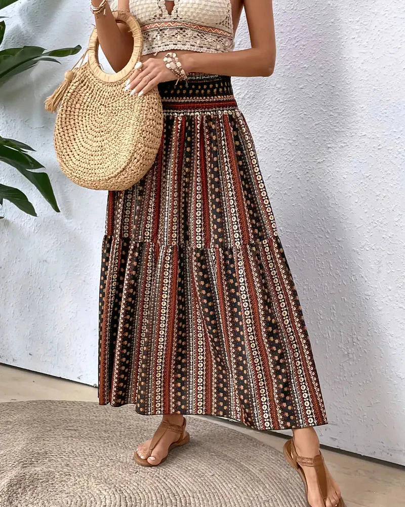 Lynn | Damen Lange Rock | Sommer