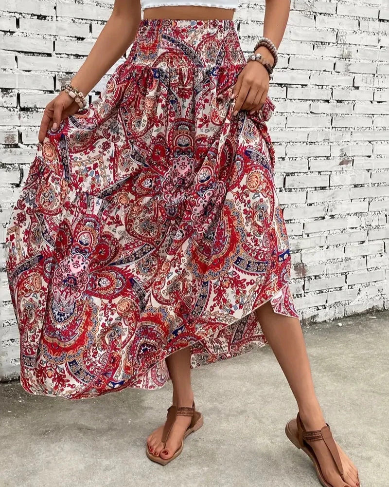 Lynn | Damen Lange Rock | Sommer