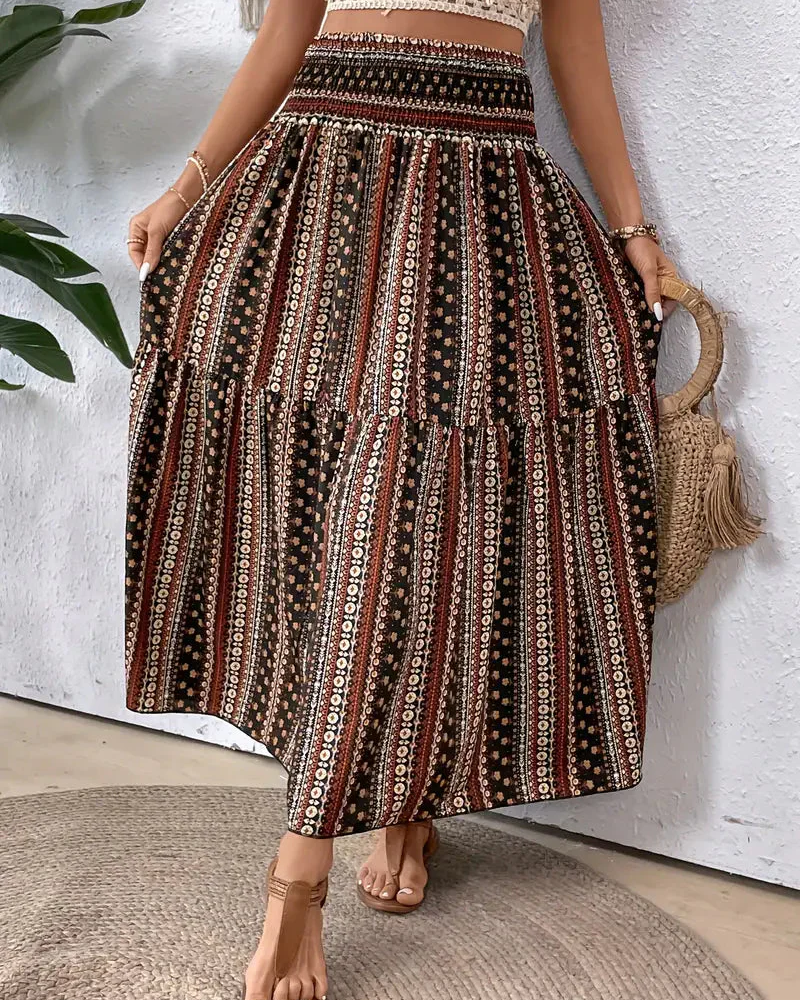 Lynn | Damen Lange Rock | Sommer