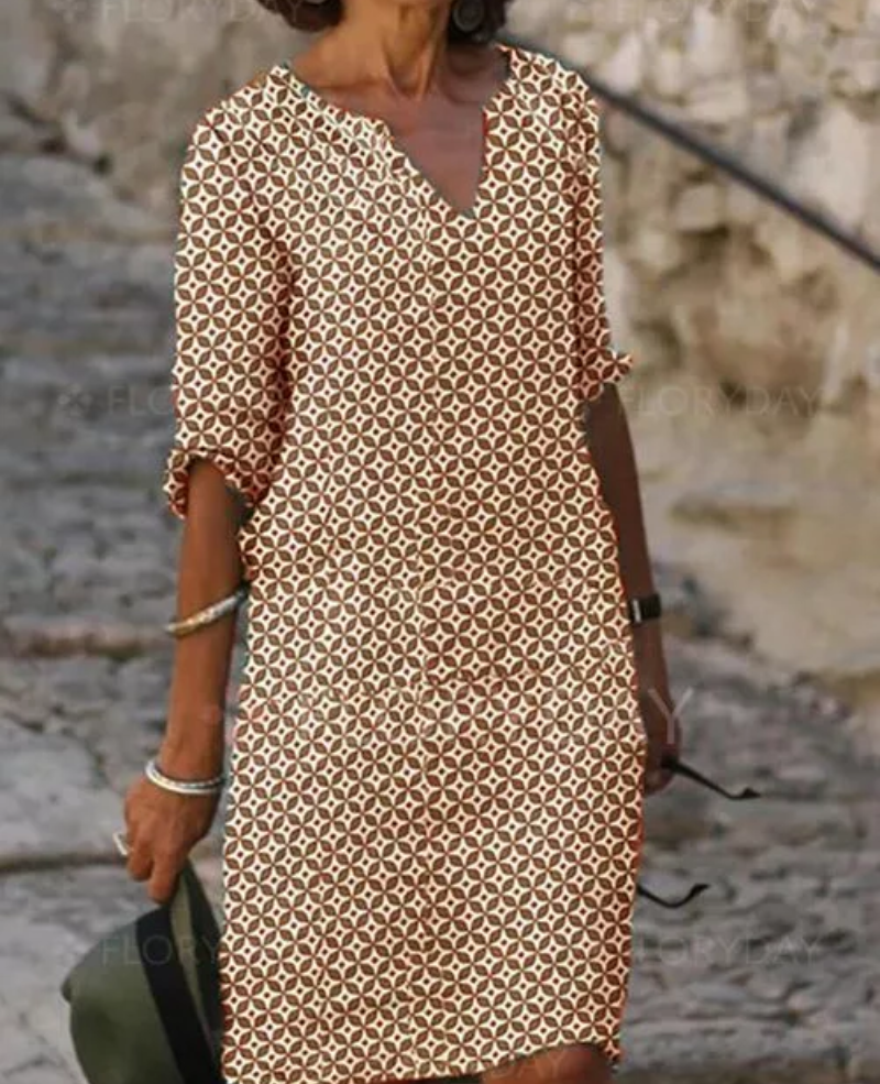 Valentina | Damen Elegant Midikleid | Abendkleid