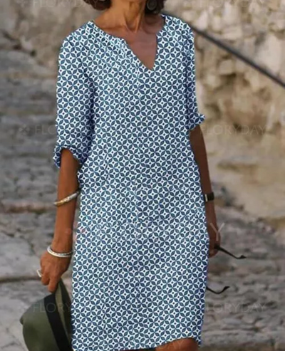 Valentina | Damen Elegant Midikleid | Abendkleid