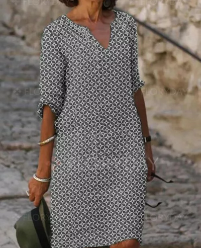 Valentina | Damen Elegant Midikleid | Abendkleid