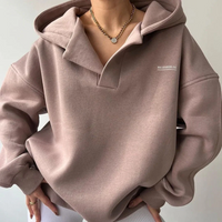 Antonia | Damen Oversized Hoodie | Winter in Rose