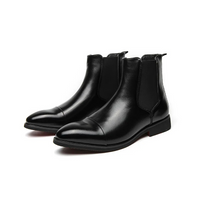 Benny | Herren Chelsea Boots | Stiefel Schwarz in Schwarz