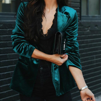 Sydney | Damen Elegant Blazer | Schwarz in Grün