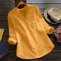 Florentina | Damen Langarm Bluse | Elegant in Gul
