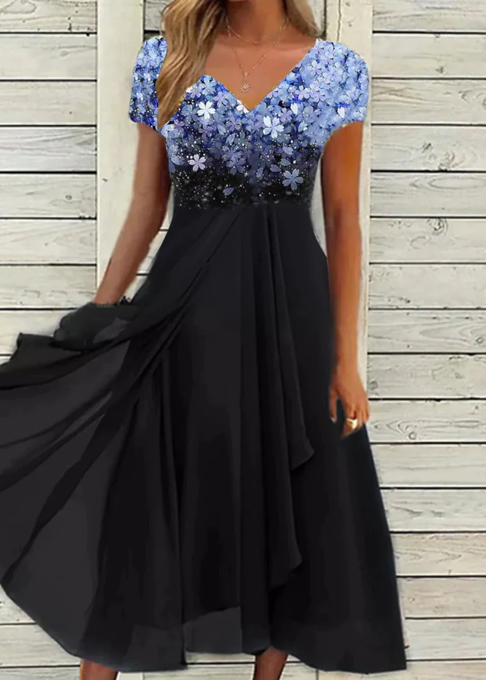 Dilara | Damen Elegant Abendkleid | Midi