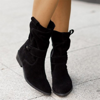 Delilah | Damen Elegant Stiefel | Schwarz in Schwarz