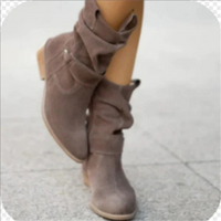 Delilah | Damen Elegant Stiefel | Schwarz in Dunkelgrau