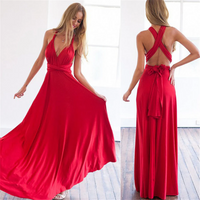 Odilia | Damen Elegant Wickelkleid | Abendkleid in Rot