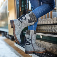 Leslie | Damen Wasserdichte Winterstiefel | Boots in Grau