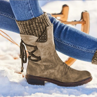Leslie | Damen Wasserdichte Winterstiefel | Boots in Braun