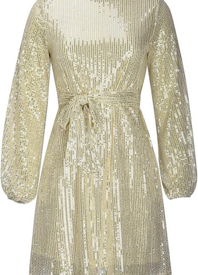 Claire | Damen Elegante Paillettenkleid | Mini