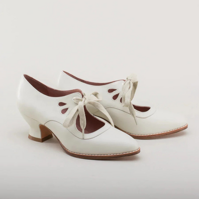 Damen elegante Vintage Schuhe mit Absätzen | Bequem