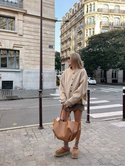 Damen Elegante Vintage Umhängetasche | groß