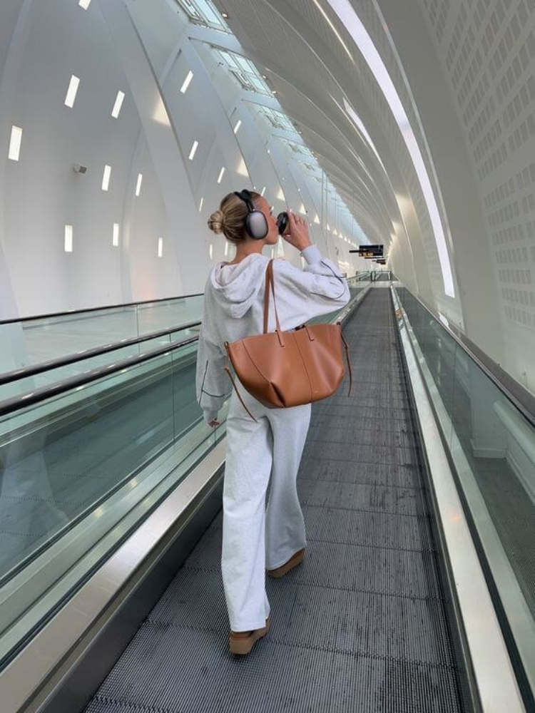 Damen Elegante Vintage Umhängetasche | groß