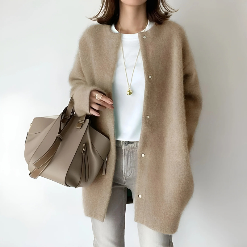 Damen eleganter Herbst-Cardigan | Strick