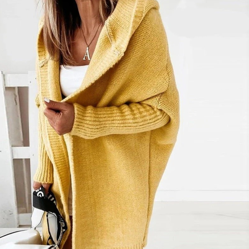 Damen eleganter langer Cardigan | Strick