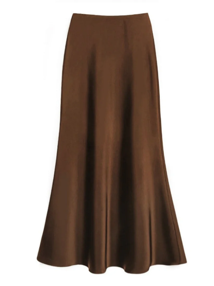 Damen eleganter Maxirock | Lang