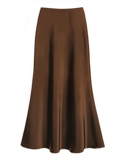 Damen eleganter Maxirock | Lang