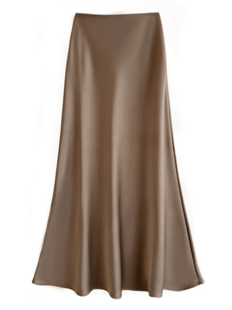 Damen eleganter Maxirock | Lang