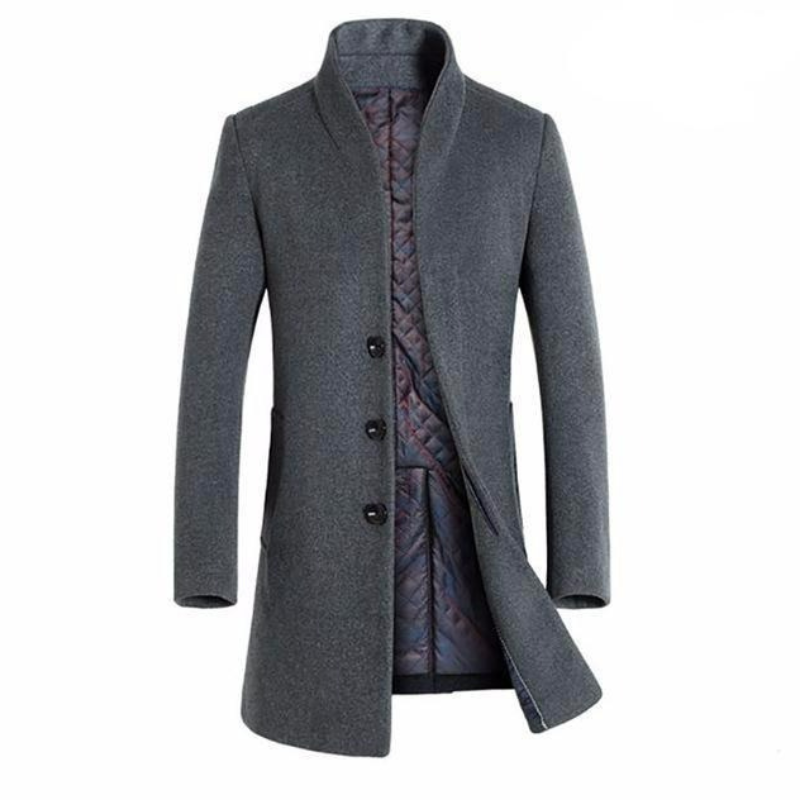 Herren eleganter weicher strickjacke | Lang