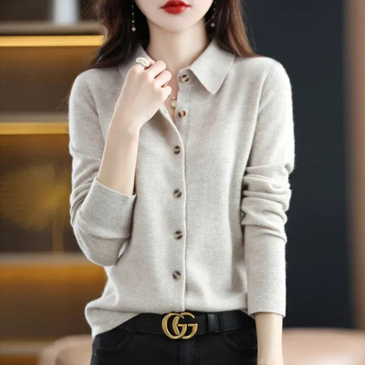 Damen eleganter weicher Strickjacke | Warmer