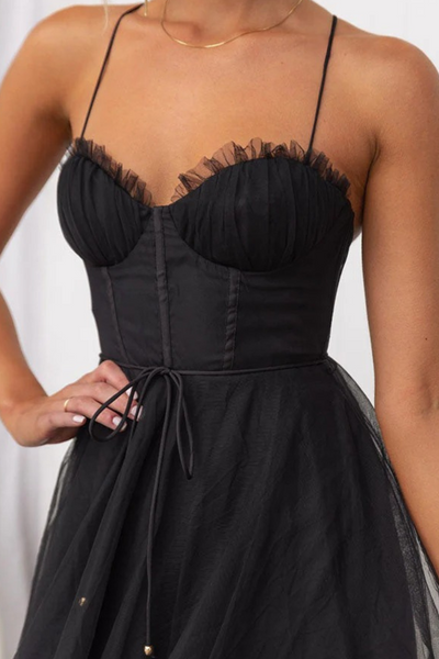 Damen elegantes fließendes Kleid für Hochzeitsgäste | Midi