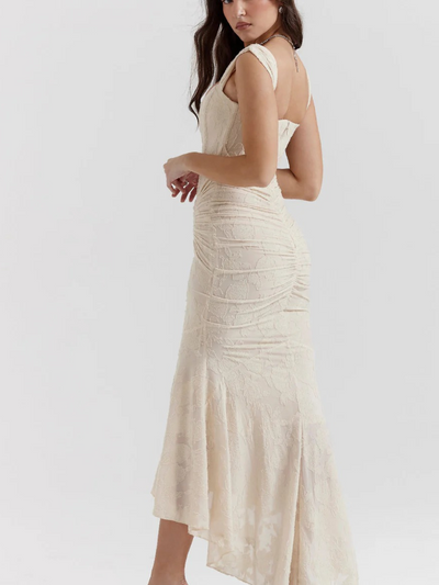 Damen elegantes Korsett-Abendkleid | Maxi