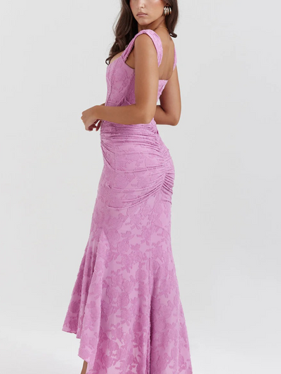 Damen elegantes Korsett-Abendkleid | Maxi