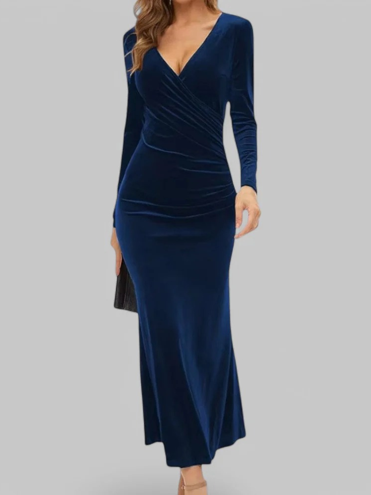 Damen elegantes langes Abendkleid | Maxi