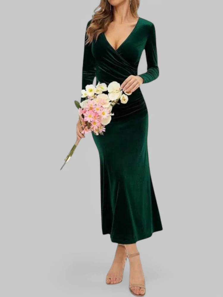 Damen elegantes langes Abendkleid | Maxi