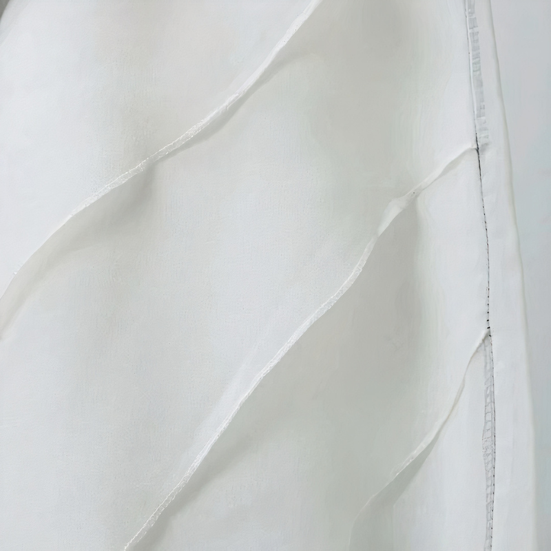 Damen elegantes schwarz-weißes Abendkleid | Maxi