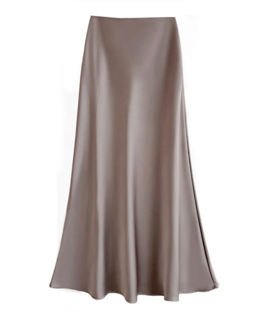 Lilli | Damen Elegantes Maxirock | Schwarz