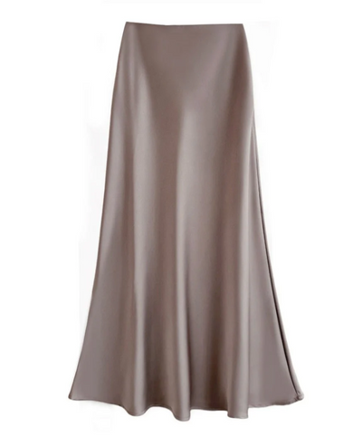 Lilli | Damen Elegantes Maxirock | Schwarz