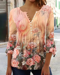 Amalia | Damen Party Oberteil | Festlich in Orange