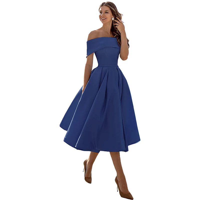 Avy | Damen Elegant Partykleid | Midi