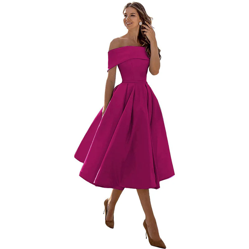 Avy | Damen Elegant Partykleid | Midi