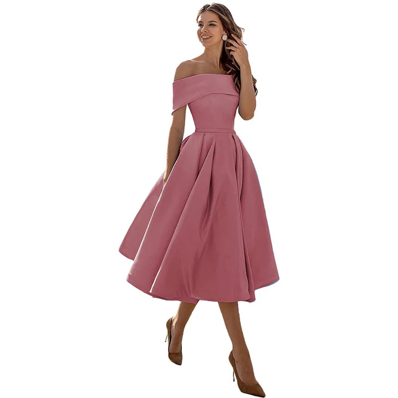 Avy | Damen Elegant Partykleid | Midi