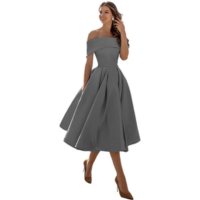 Avy | Damen Elegant Partykleid | Midi