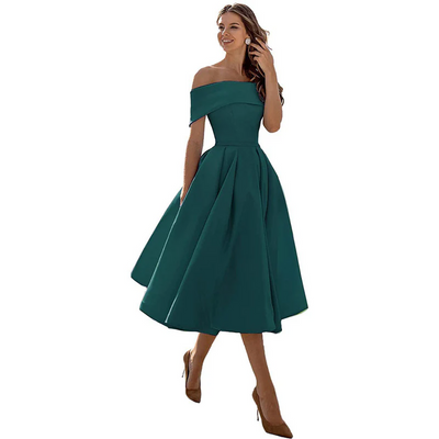 Avy | Damen Elegant Partykleid | Midi