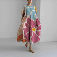 Damen Geblümtes Mutterschaft Sommerkleid | Midi in Sommerblume