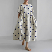 Damen Geblümtes Mutterschaft Sommerkleid | Midi in Weiß