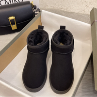 Zeri | Damen Gefüttert Schneestiefel | Schwarz in Schwarz
