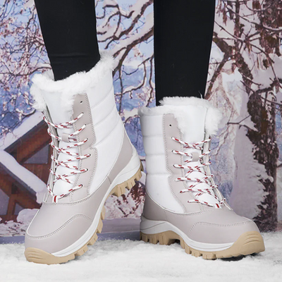 Sasha | Damen Gefüttert Schneestiefel | Schwarz