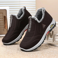 Olivia | Schneestiefel Damen Gefüttert | Warme in Braun