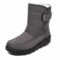 Marie | Damen Gefütterte Wasserdichte Rutschfeste Thermostiefel in Grau