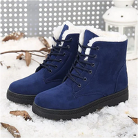 Sarina | Damen Gefüttert Schneestiefel | Winterstiefel in Blau