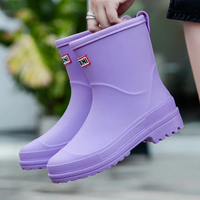 Myla | Damen Wasserdichte Gummistiefel | Boots in Violett