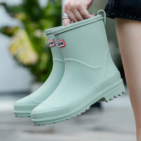Myla | Damen Wasserdichte Gummistiefel | Boots in Grün